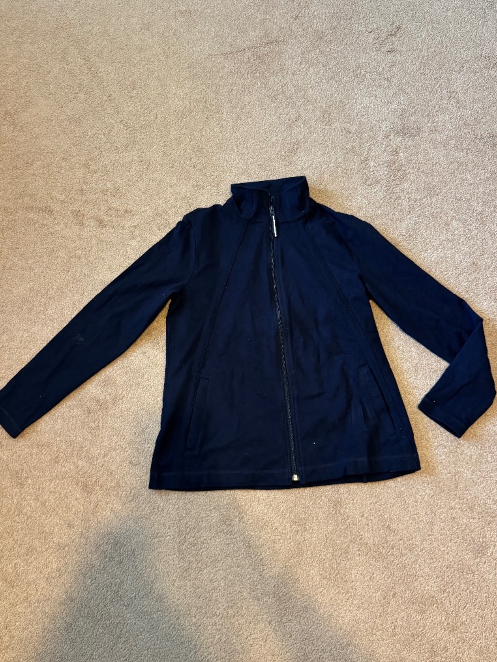 Talbots Navy Activewear Jacket